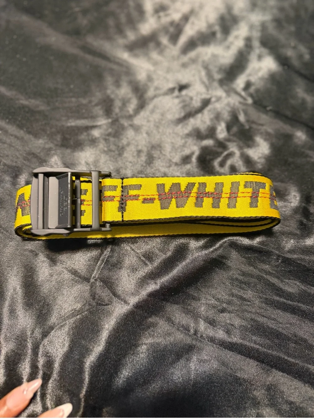 Off-White Yellow Industrial Belt - unisex Accessory